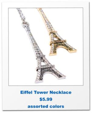 Eiffel Tower Necklace $5.99 assorted colors