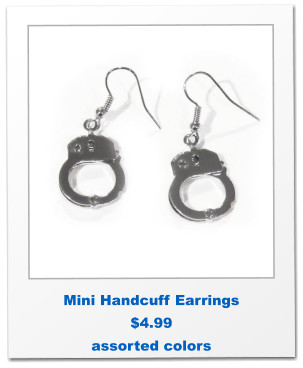 Mini Handcuff Earrings $4.99 assorted colors