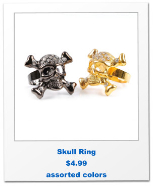 Skull Ring $4.99 assorted colors