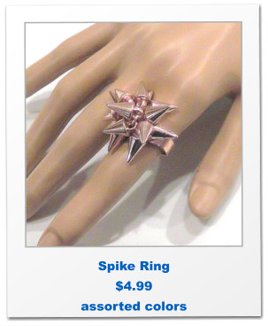Spike Ring $4.99 assorted colors