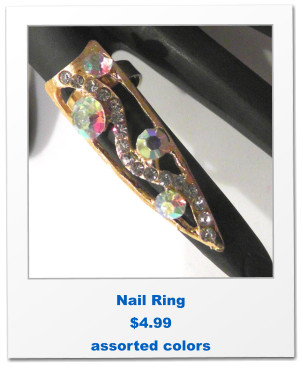 Nail Ring $4.99 assorted colors