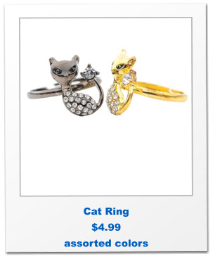 Cat Ring $4.99 assorted colors