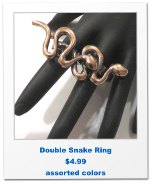 Double Snake Ring $4.99 assorted colors